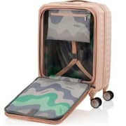 American Tourister 1 Pc Expandable Frontec Spinner Luggage Trolley Case Apricot - 251-2501-005349