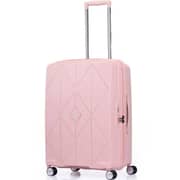 American Tourister 1 Pc Durable Argyle Spinner Luggage Trolley Case Antique Pink - 251-2501-004889