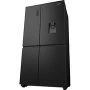 Hisense Side by Side Refrigerator 649L Black - RS840N4WFE
