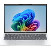 HP Omnibook 7 (2025) Laptop - AMD Ryzen AI 5-340 / 13.3inch 2K / 512GB SSD / 16GB RAM / Shared AMD Radeon 840M Graphics / Windows 11 Home / English & Arabic Keyboard / Glacier Silver / Middle East Version - [13-BG1000NE]