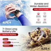 Swiss Military Alps 4 Smart Watch Black + Victor 5 Earbuds
