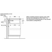 Bosch Series 4 Built-in Induction Hob With Integrated Ventillation 60cm Black - PVS601B16E