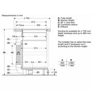 Bosch Series 4 Built-in Induction Hob With Integrated Ventillation 60cm Black - PVS601B16E