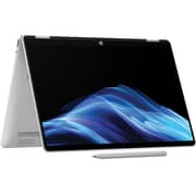 HP OmniBook 5 Flip (2025) Laptop - 13th Gen / Intel Core i5-1334U / 14inch 2K / 512GB SSD / 16GB RAM / Shared Intel Iris Xe Graphics / Windows 11 Home / English & Arabic Keyboard / Glacier Silver / Middle East Version - [14-FP0017NE]