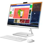 Lenovo IdeaCentre 3 27ALC6 All-in-One (2025) Desktop - AMD Ryzen 7-7730U / 27inch FHD / 1TB SSD / 16GB RAM / Shared AMD Radeon Graphics / Windows 11 Home / English & Arabic Keyboard / White / Middle East Version - [F0FY00QGAX]