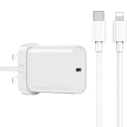 Wiwu Quick PD UK Fast Charger White - WI-U001UKCCW