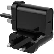 Wiwu Quick PD UK Fast Charger Black - WI-U001UKCLBLK
