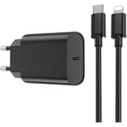 Wiwu Quick PD UK Fast Charger Black - WI-U001UKCLBLK
