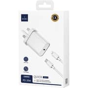Wiwu Quick PD UK Fast Charger Black - WI-U001UKCLBLK