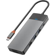 Wiwu 9-in-1 USB-C Hub Space Grey - Linker A921HV