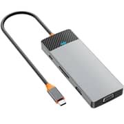 Wiwu 9-in-1 USB-C Hub Space Grey - Linker A921HV