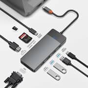 Wiwu 9-in-1 USB-C Hub Space Grey - Linker A921HV