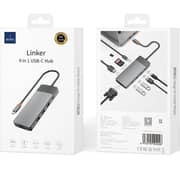 Wiwu 9-in-1 USB-C Hub Space Grey - Linker A921HV