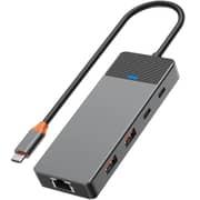 Wiwu 9-in-1 USB-C Hub Spcae Grey - Linker A923RPT