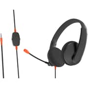 Meetion Telephone Wired Over Ear Headset Black - HP003