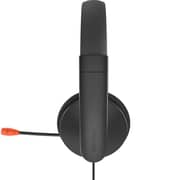 Meetion Telephone Wired Over Ear Headset Black - HP003