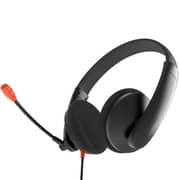Meetion Telephone Wired Over Ear Headset Black - HP003