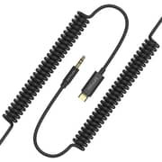 Totulife Spring AUX Cable 1.5m Black - T-CBLAUXCBK