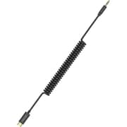 Totulife Spring AUX Cable 1.5m Black - T-CBLAUXCBK