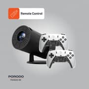 Porodo 4K Gaming Projctor & Gamepad - PDX639-BK