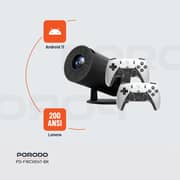Porodo 4K Gaming Projctor & Gamepad - PDX639-BK