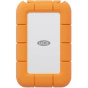LaCie Rugged Mini Portable Solid State Drive USB 3.2 1TB Silver/Orange - STMF1000400
