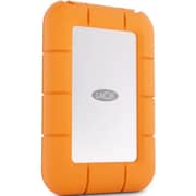 LaCie Rugged Mini Portable Solid State Drive USB 3.2 1TB Silver/Orange - STMF1000400