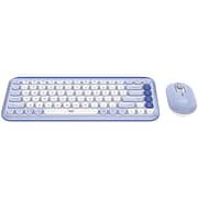 Logitech Pop Icon Keyboard & Mouse Lilac/Off White - 920-013043