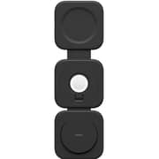 Belkin BoostCharge Pro 3-in-1 Magnetic Travel Pad Charger Black - WIZ024HQBK