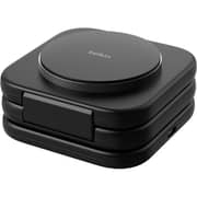 Belkin BoostCharge Pro 3-in-1 Magnetic Travel Pad Charger Black - WIZ024HQBK