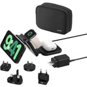 Belkin BoostCharge Pro 3-in-1 Magnetic Travel Pad Charger Black - WIZ024HQBK