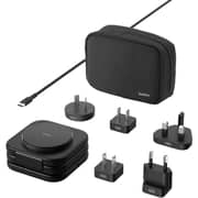 Belkin BoostCharge Pro 3-in-1 Magnetic Travel Pad Charger Black - WIZ024HQBK