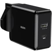 ESR 30W Type-C PD And USB-A Dual Port Quick Charger Black - 3C071
