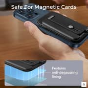 ESR HaloLock Grip Wallet Stand Tan Suede - 2K616