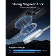 ESR HaloLock Classic Hybrid Case Frosted Black Samsung Galaxy S25 Ultra - 1A81