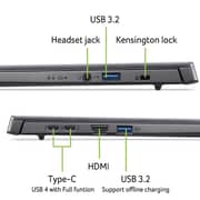 Acer Aspire 14 AI (2025) Copilot+PC - 2nd Series / Intel Core Ultra 9-288V / 14inch WUXGA ips touch display / 1TB SSD / 32GB RAM / Windows 11 Home / English & Arabic Keyboard / Steel Gray / Middle East Version - [A14-52MT-99JC]