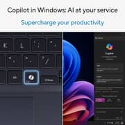 Asus Laptop (2025) Copilot+ PC- 1st Series / Intel Core 7-150U / 14inch WQXGA / 1TB SSD / 32GB RAM / Shared Intel UHD Graphics / Windows 11 Pro / English & Arabic Keyboard / Black / Middle East Version - [B9403CVAR-C7321TB0X]