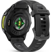 Garmin Forerunner 970 Smartwatch Carbon Grey DLC Titanium with Black Case and Black/Translucent Whitestone Band - 010-02969-10