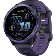 Garmin Forerunner 570 Smartwatch Indigo Aluminium with Translucent Imperial Purple/Indigo Band