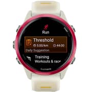 Garmin Forerunner 570 Smartwatch Raspberry Aluminium with Translucent Bone/Mango Band - 010-02970-02
