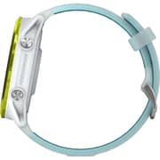 Garmin Forerunner 570 Smartwatch Amp Yellow Aluminium with Translucent Whitestone/Turquoise Band