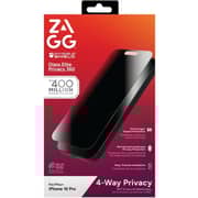 Zagg Invisibleshield Privacy Screen Protector Black iPhone 16 Pro - 200116558