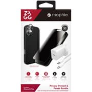 Zagg 5-in-1 Privacy Protect & Power Bundle iPhone 16 Plus - 100516591