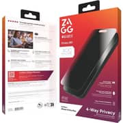 Zagg Invisibleshield Privacy Screen Protector Black iPhone 16 Pro Max - 200116559