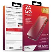 Zagg Invisibleshield Glass Elite 360 Clear Case With Screen Protector Transparent iPhone 16 - 200516568