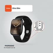 Porodo Magnifico 3 Smartwatch Black - PD-MAGNIFICO3-BK