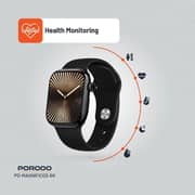 Porodo Magnifico 3 Smartwatch Black - PD-MAGNIFICO3-BK