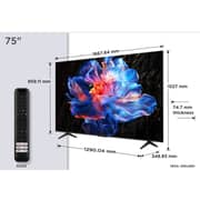 TCL 75inch LED 4K Ultra HD Google Television (2025 Model) - 75P61K