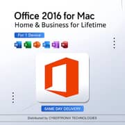 Microsoft Office 2016 for Mac Home & Business Lifetime Subscription for 1 Device Digital License