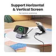 Ugreen 2-in-1 Wireless Charging Stand Grey - W706-45023